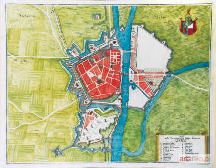 MERIAN Matthäus | Plan Szczecina