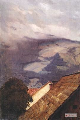RAPACKI Józef | Motyw z Myślenic, 1908