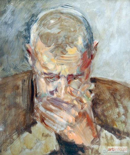 MALCZEWSKI Jacek | Szkic popiersia mężczyzny, ok. 1913