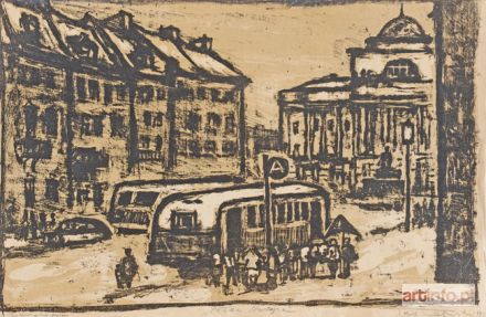 ŁAPIŃSKI Tadeusz | PAŁAC STASZICA, lata 50-te XX w.