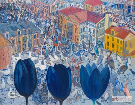 DWURNIK Edward | Czarne Tulipany, 1991 r.
