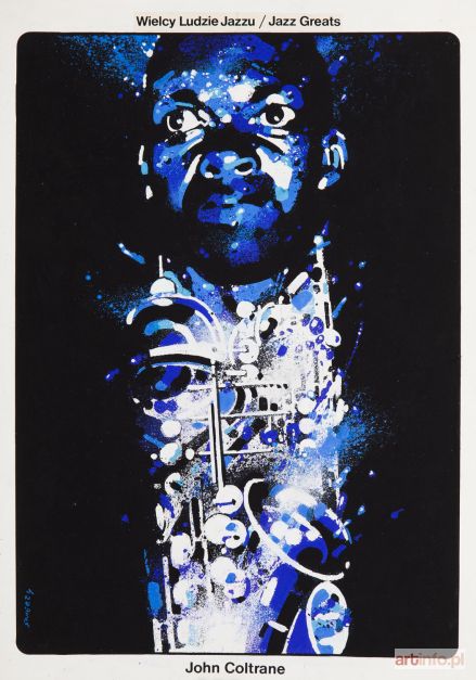 ŚWIERZY Waldemar | John Coltrane, projekt plakatu, około 1992 r.