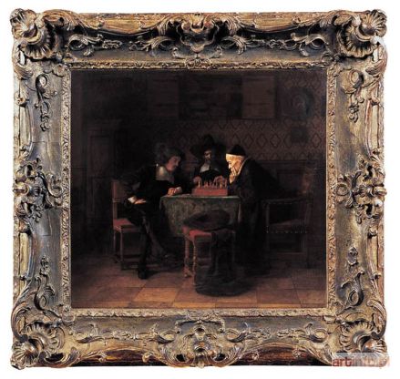 BUCHBINDER Szymon | GRA W SZACHY, ok. 1890