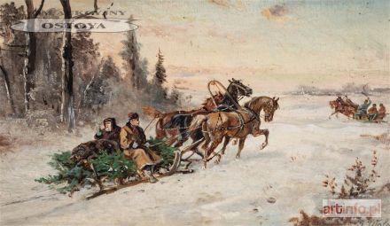 WOLSKI Jan | POWRÓT Z POLOWANIA, ok. 1900