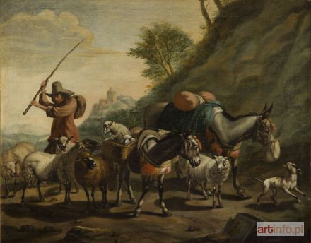 BERCHEM Nicolas | Pasterz z trzodą owiec, 1640 r.