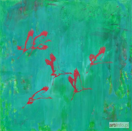 PÓŁKOŚNIK Joanna | Turkusowy las, 2016