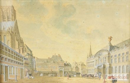 BEYER Jan de | Widok z Ostendy, 1741 r.