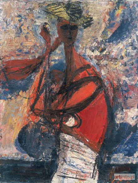 MENKES Zygmunt Józef (Sigmund, Sigmond) | Kobieta na plaży, po 1960