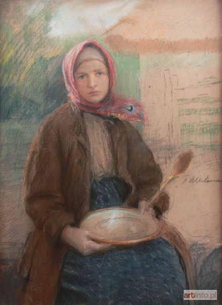 AXENTOWICZ Teodor | Portret dziewczyny