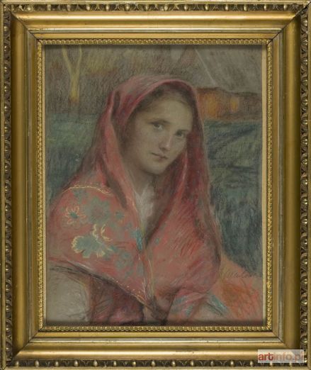 AXENTOWICZ Teodor | Portret dziewczyny
