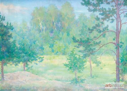 BADOWSKI Zygmunt | PEJZAŻ SŁONECZNY, 1949 R.