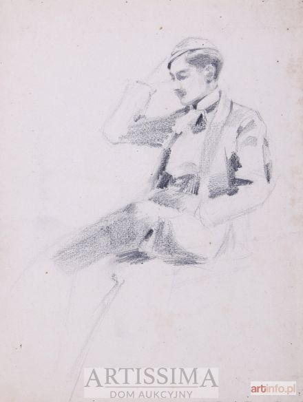 BADOWSKI Zygmunt | Portret mężczyzny, l. 90. XIX w.