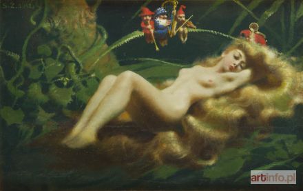 ŻECHOWSKI Stefan | Akt z krasnalami, 1942 r.