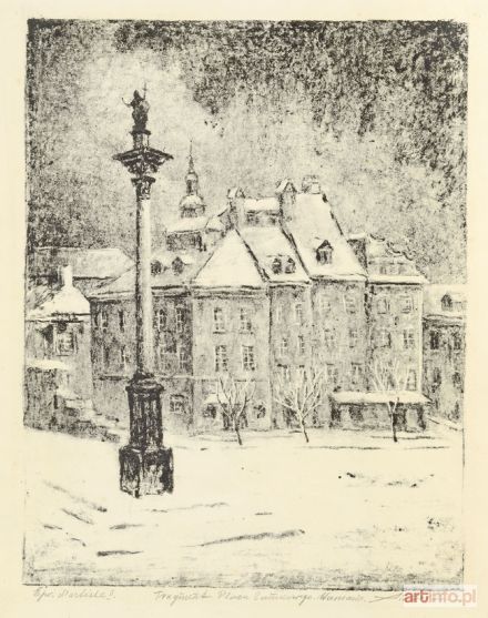 SOŁTAN Aleksander | FRAGMENT PLACU ZAMKOWEGO. WARSZAWA