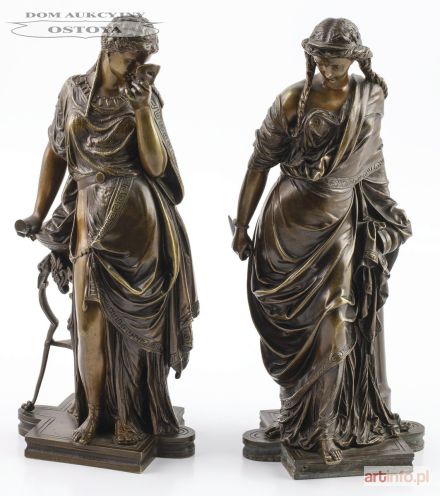 SALMSON Jean Jules | PARA RZEŹB: MELPOMENE I LUKRECJA