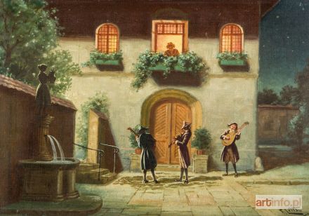 LETTAU Friedrich | NOCNA SERENADA, ok. 1900