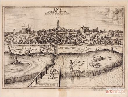 HOUFNAGLIUS Georgius | Panorama Ens, 1617