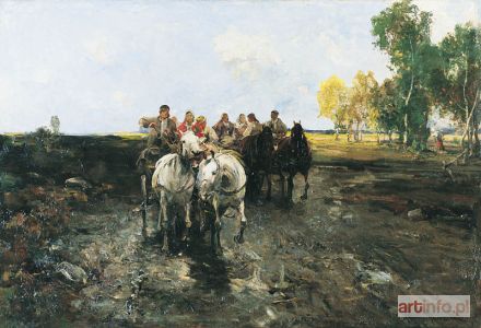 WIERUSZ-KOWALSKI Alfred | Orszak weselny, po 1900