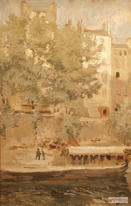BUNSCH Adam | Pejzaż paryski, 1928 r.