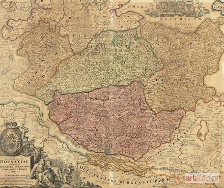 HOMANN Johann Baptist | Tabula generalis Holsatiae complectens Holsatiae Dithmarsiae...
