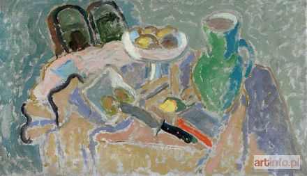 TARANCZEWSKI Wacław | MARTWA NATURA Z ZIELONYM DZBANEM, 1934