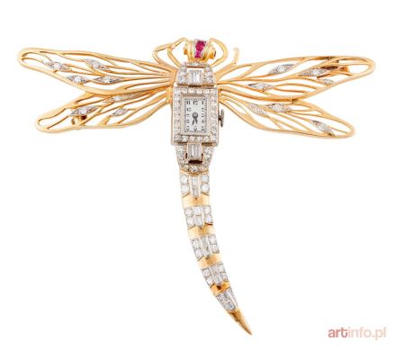 Brosza w formie ważki, 2 poł. XX w.