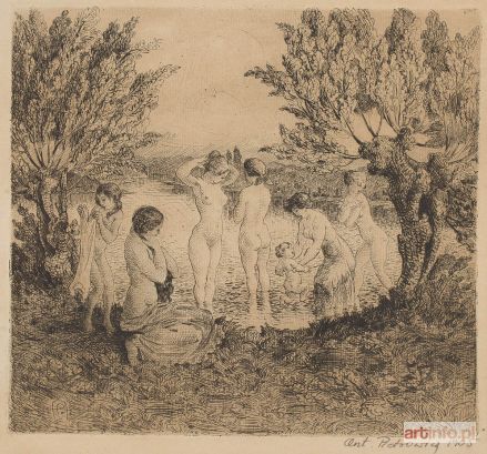 PIOTROWICZ Antoni | Kąpiące się , 1905 r.