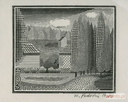 PODOSKI Wiktor | W parku, 1955