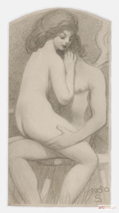 ŻECHOWSKI Stefan | Dziewczyna i chłopak, 1950