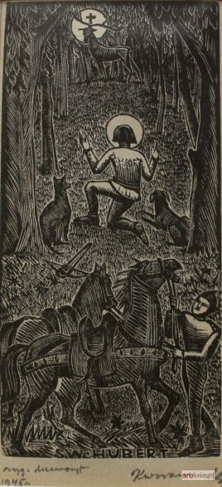 WISZNIEWSKI Kazimierz | Św.Hubert (1945)