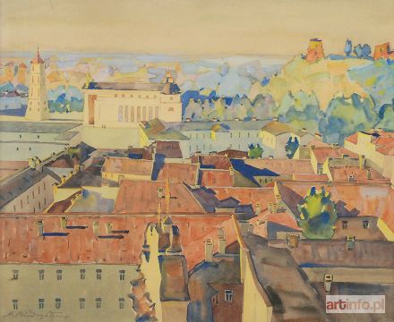 MIĘDZYBŁOCKI Adam | Panorama Wilna, ok. 1920