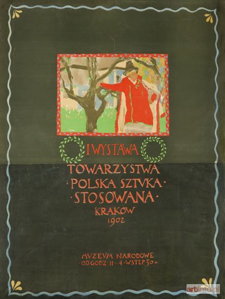 CZAJKOWSKI Józef | Plakat I Wystawa Towarzystwa Polska Sztuka Stosowana, 1902 r.