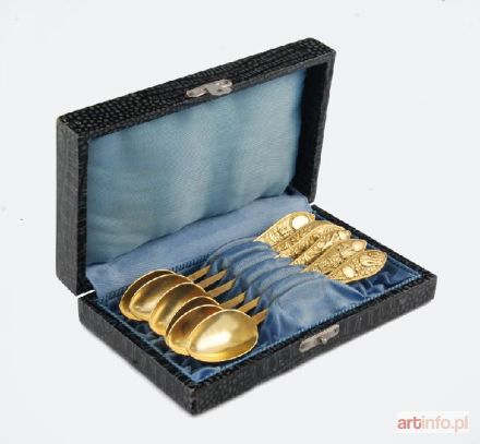 6 łyżeczek do herbaty w etui