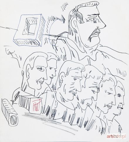 DWURNIK Edward | Para rysunków, 1990