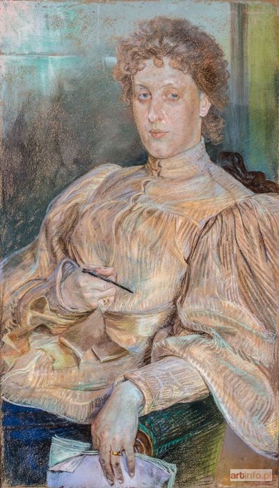 MALCZEWSKI Jacek | Portret p. Malczewskiej, 1896 r.