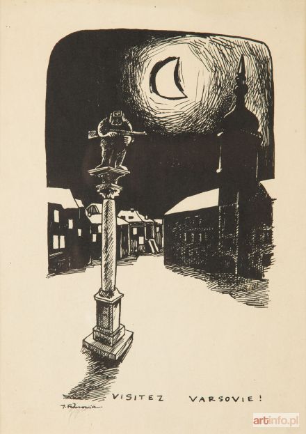 FEDOROWICZ Jacek | Visitez Varsovie !, ilustracja satyryczna