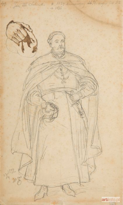 ELJASZ-RADZIKOWSKI Walery | Portret Jana III Sobieskiego, 1892 r.