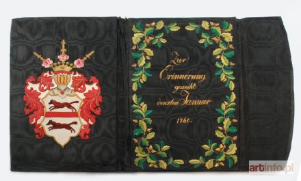 Teka z herbem rodziny von Kleist