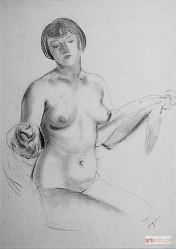 ŻURAWSKI Stanisław | Akt siedzącej kobiety