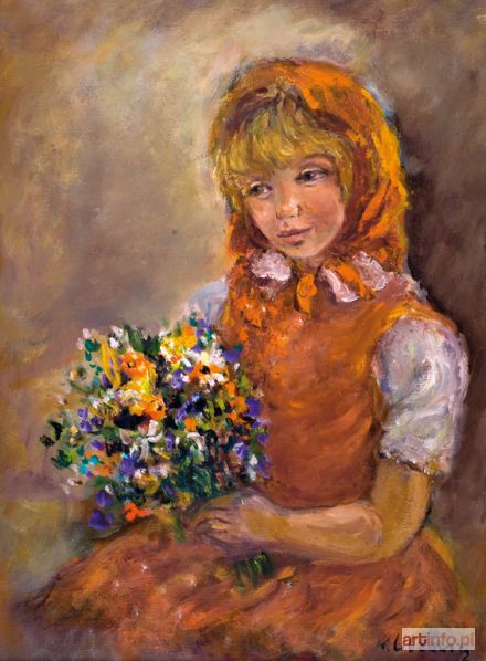 LIBROWICZ Katarzyna (Katherine) | DZIEWCZYNKA Z KWIATAMI