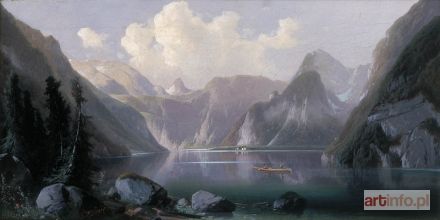 LEPIE Ferdinand | Pejzaż znad Königsee, ok. 1860