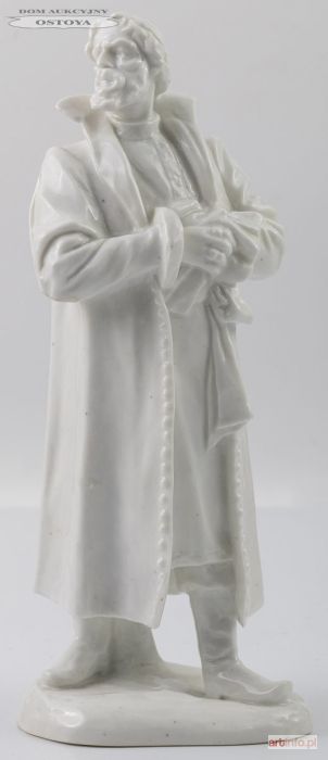 FIODOR SZALIAPIN JAKO BORYS GODUNOW, Rosja, Leningrad, Państwowa Fabryka Porcelany, 1922-23