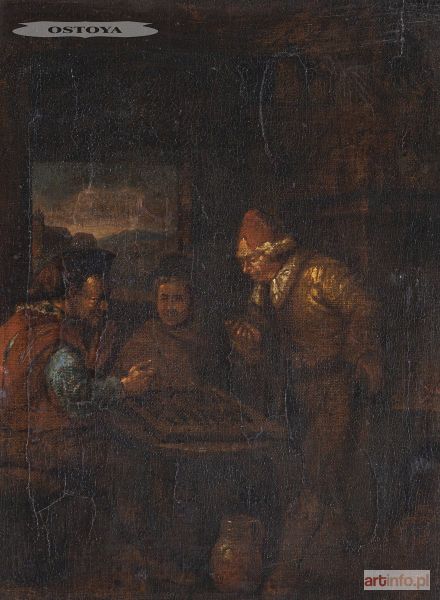 MALARZ flamandzki | GRA W W KOŚCI, XVII w.