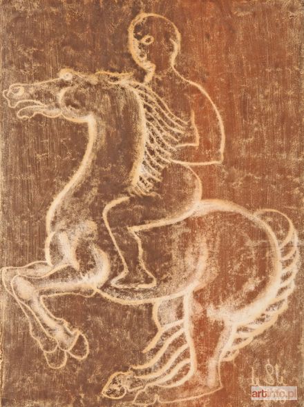 ŚLIWIŃSKI Leon | JEŹDZIEC NA KONIU, 1958