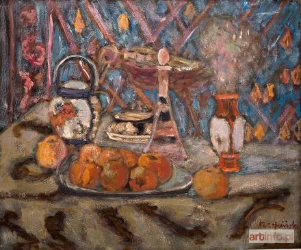 RZEPIŃSKI Czesław | Martwa natura w altanie, po 1950 r.