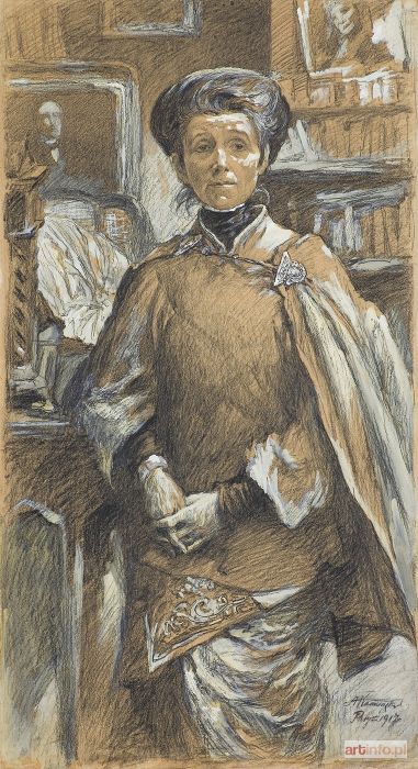 KAMIEŃSKI Antoni | PORTRET OLGI BOZNAŃSKIEJ, 1917