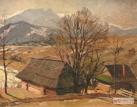 STAŃKO Michał | Jesienny pejzaż górski, 1954 r.