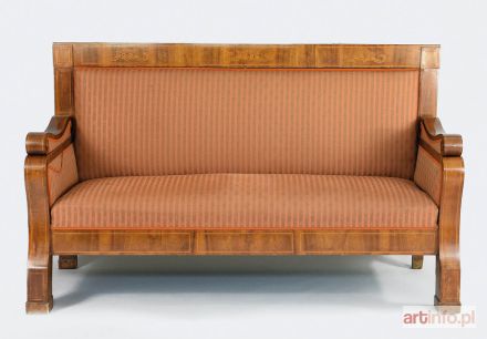 Kanapa w stylu biedermeier