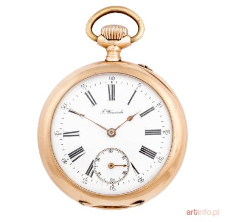 Zegarek kieszonkowy, F. Woroniecki, XIX/XX w.