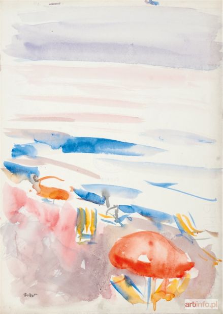 WEISS Wojciech | Na plaży. Nicea, 1925
